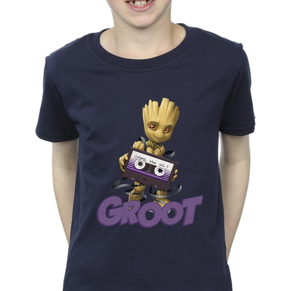 Guardians Of The Galaxy Boys Groot Casette T-Shirt