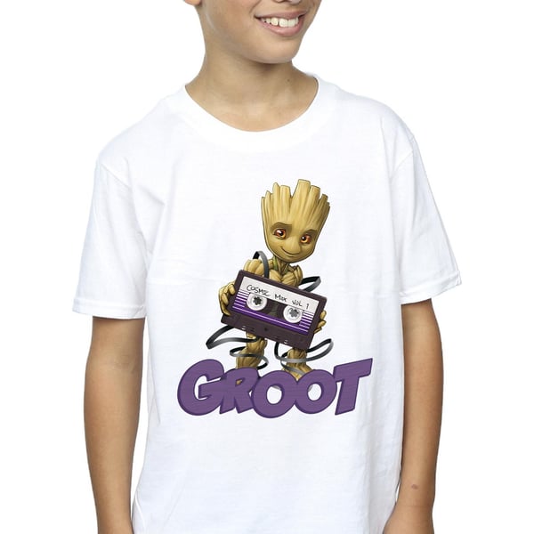 Guardians Of The Galaxy Boys Groot Casette T-Shirt