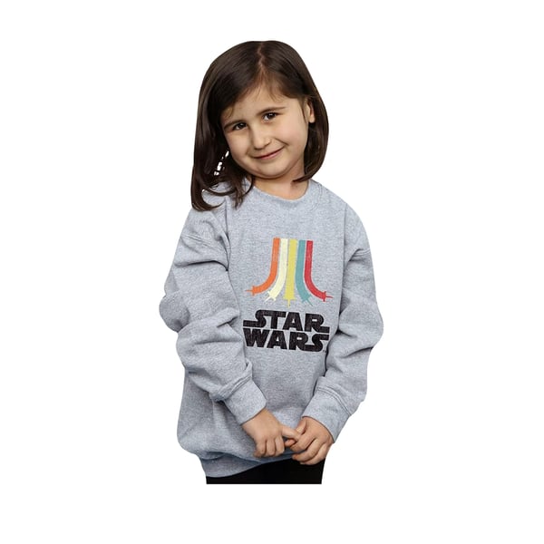 Star Wars Sweatshirt til piger med regnbue