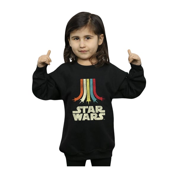 Star Wars Sweatshirt til piger med regnbue