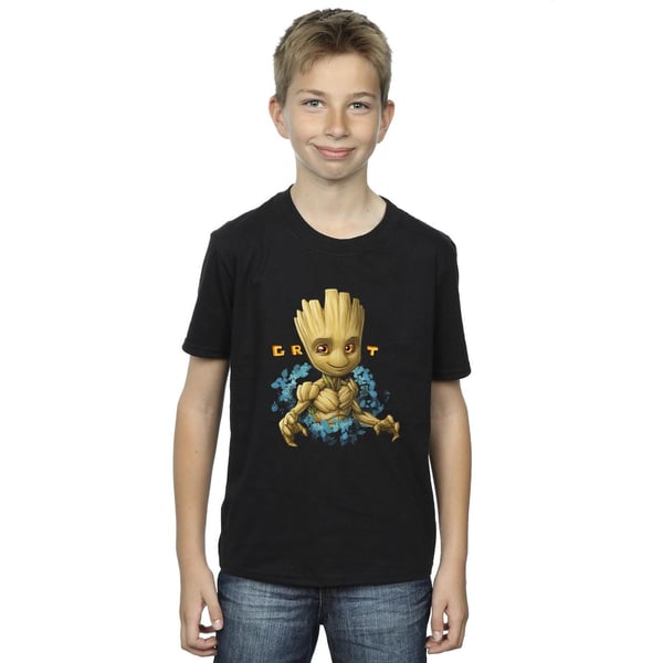 Guardians Of The Galaxy Boys Groot Flowers T-Shirt