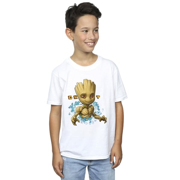 Guardians Of The Galaxy Boys Groot Flowers T-Shirt