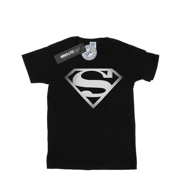 DC Comics Womens/Ladies Superman Spot Logo Cotton Boyfriend T-Shirt