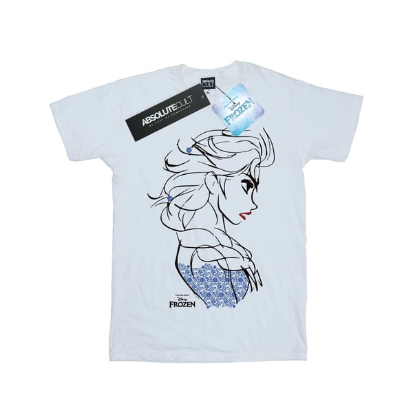 Disney Girls Frozen Elsa Sketch Cotton T-Shirt