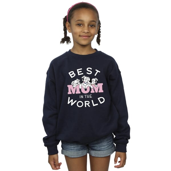 Disney Girls 101 Dalmatians Best Mum In The World Sweatshirt