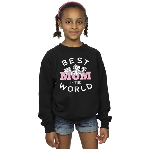 Disney Girls 101 Dalmatians Best Mum In The World Sweatshirt