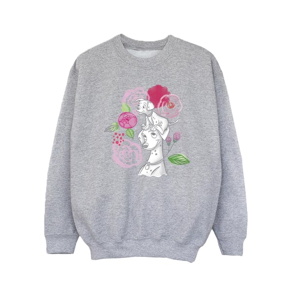 Disney Girls 101 Dalmatians Flowers Sweatshirt
