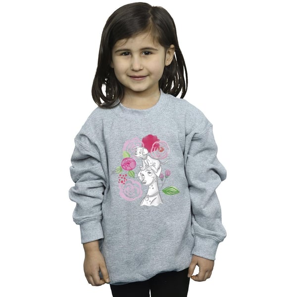 Disney Girls 101 Dalmatians Flowers Sweatshirt
