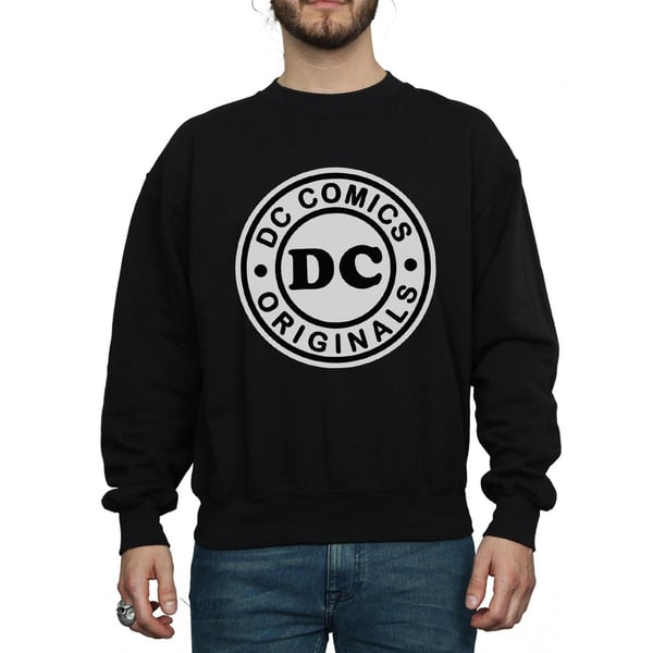 DC Comics Mens DC Originals Logo Sweatshirt