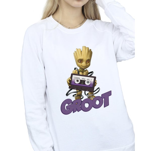 Guardians Of The Galaxy Womens/Ladies Groot Casette Sweatshirt