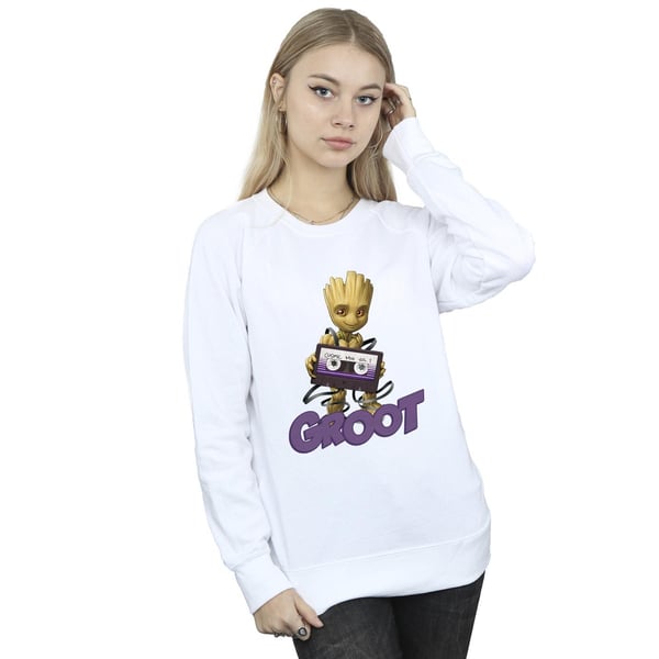Guardians Of The Galaxy Womens/Ladies Groot Casette Sweatshirt