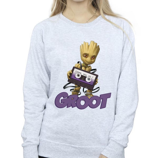 Guardians Of The Galaxy Womens/Ladies Groot Casette Sweatshirt