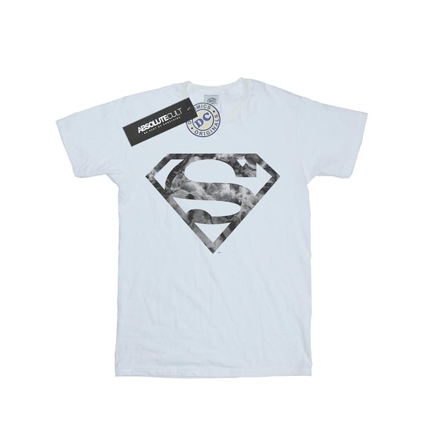 DC Comics Womens/Ladies Superman Marble Logo Cotton Boyfriend T-Shirt