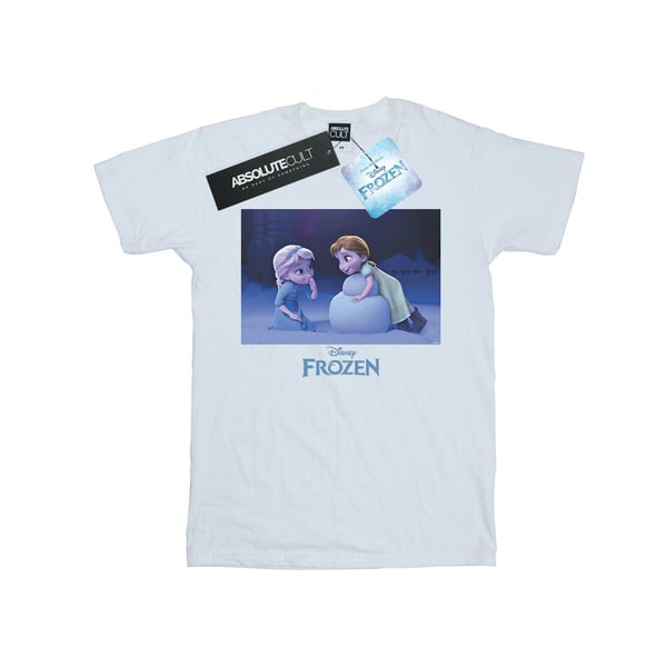 Disney Girls Frozen Build A Snowman Cotton T-Shirt