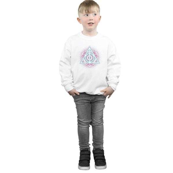 Harry Potter Boys Neon Deathly Hallows Sweatshirt