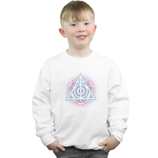 Harry Potter Boys Neon Deathly Hallows Sweatshirt