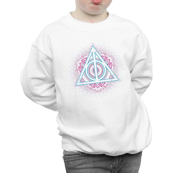 Harry Potter Boys Neon Deathly Hallows Sweatshirt