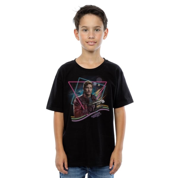 Marvel Boys Guardians Of The Galaxy Neon Star Lord T-Shirt