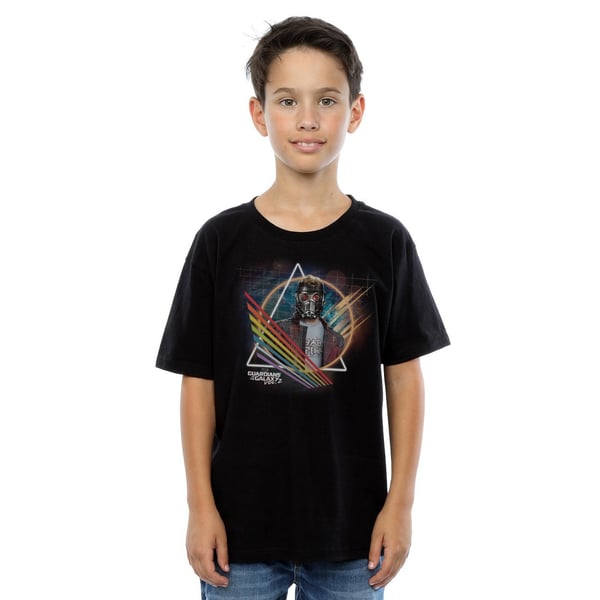 Marvel Boys Guardians Of The Galaxy Neon Star Lord Masked T-Shirt