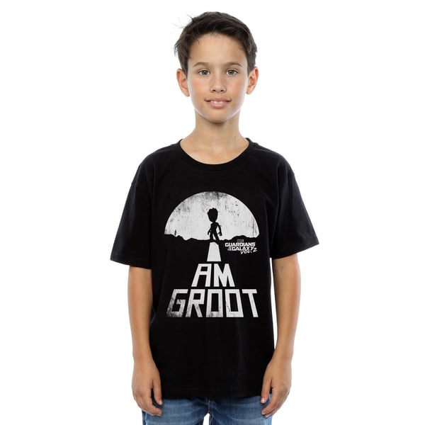 Marvel Boys Guardians Of The Galaxy I Am Groot White T-Shirt