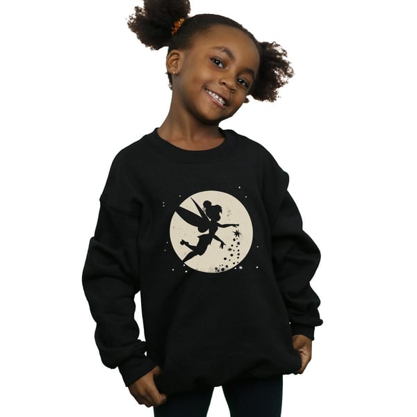 Tinkerbell Girls Moon Cropped Sweatshirt