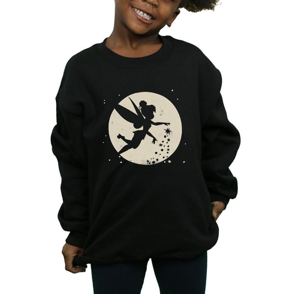 Tinkerbell Girls Moon Cropped Sweatshirt