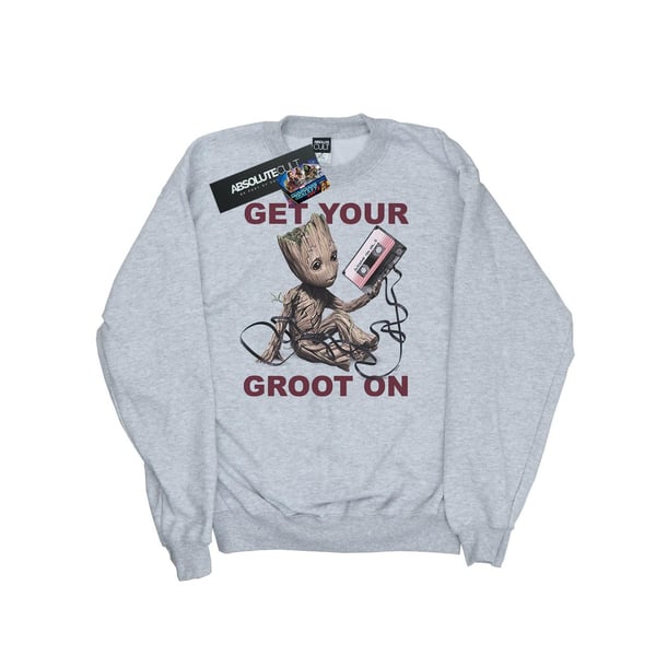Marvel Womens/Ladies Guardians Of The Galaxy Get Your Groot On Sweatshirt