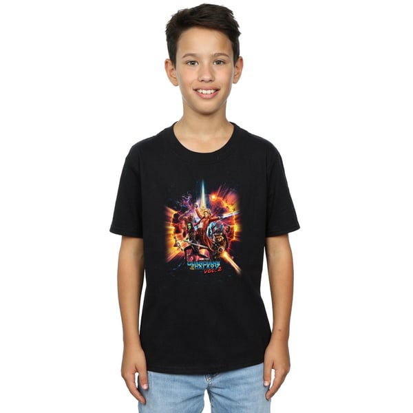 Marvel Boys Guardians Of The Galaxy Vol. 2 Team Poster T-Shirt