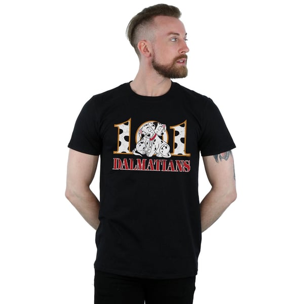 Disney Mens 101 Dalmatians Puppy Hug T-Shirt