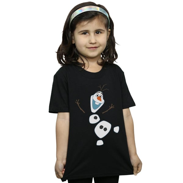 Disney Girls Frozen Olaf Deconstructed Cotton T-Shirt