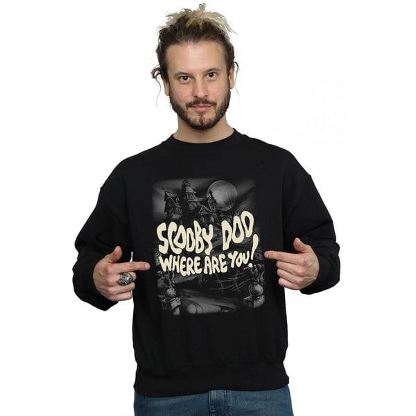Scooby Doo Mens Where Are You? Castle Sweatshirt