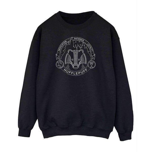 Harry Potter Womens/Ladies Hufflepuff Seal Sweatshirt