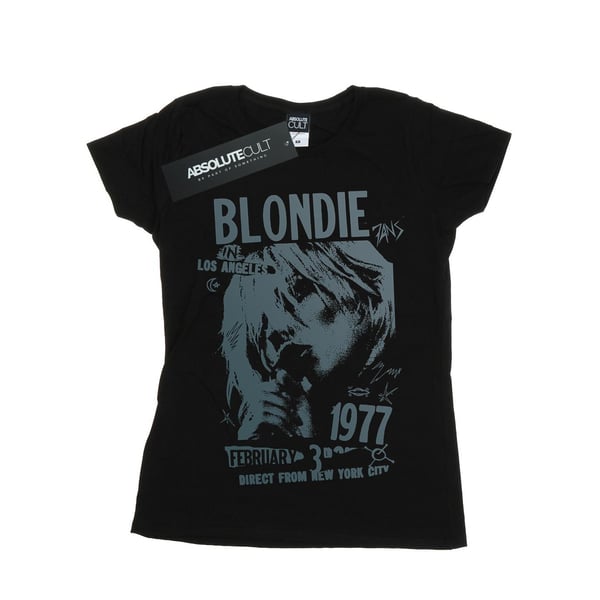 Blondie Womens/Ladies Tour 1977 Chest Cotton T-Shirt