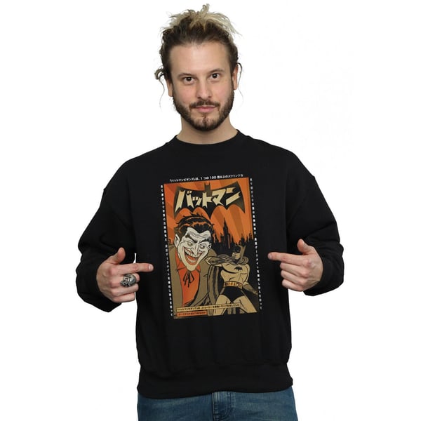 DC Comics Mens The Joker Cover Sweatshirt