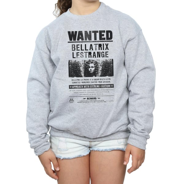 Harry Potter Girls Bellatrix Lestrange Wanted Sweatshirt