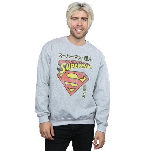 DC Comics Miesten Teräsmies Kilpi Collegepaita