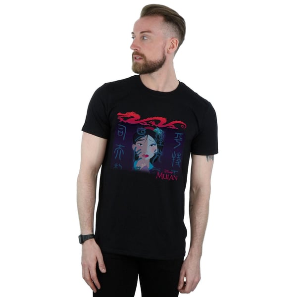 Disney Mens Mulan Geisha Face T-Shirt