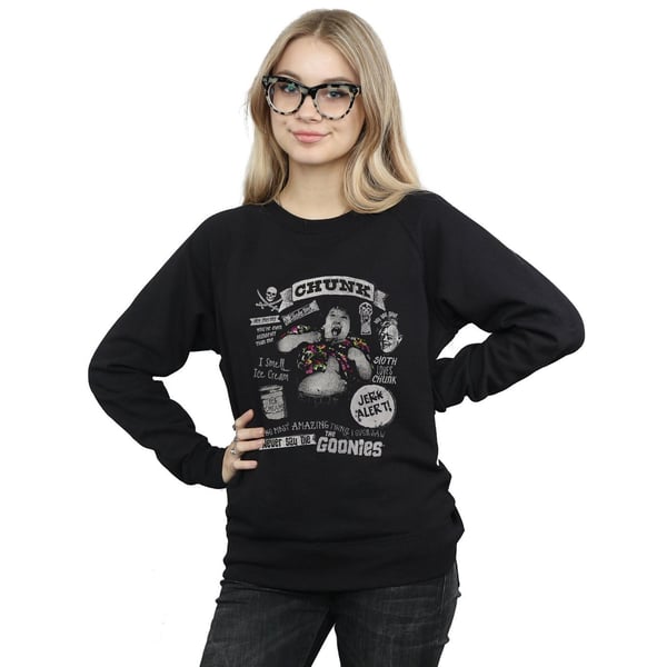 The Goonies Womens/Ladies Chunk Jerk Alert Sweatshirt