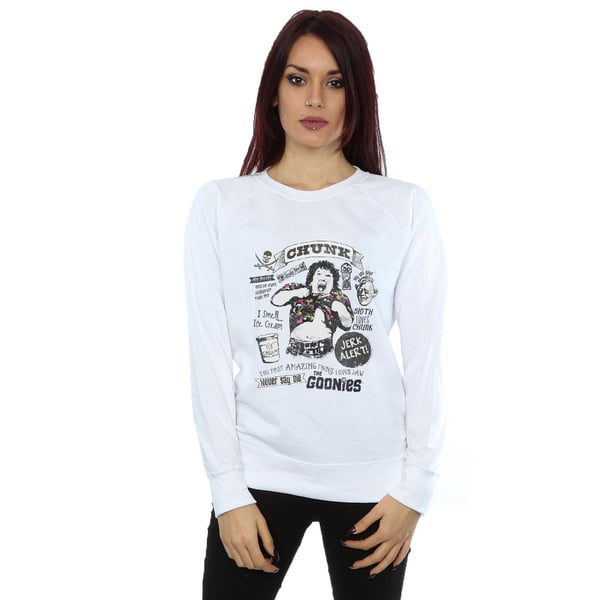 The Goonies Womens/Ladies Chunk Jerk Alert Sweatshirt