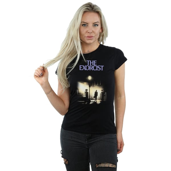 The Exorcist Womens/Ladies Classic Poster Cotton T-Shirt