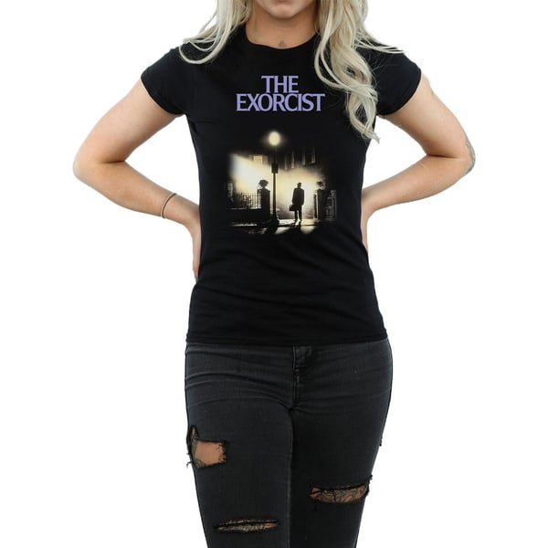 The Exorcist Womens/Ladies Classic Poster Cotton T-Shirt