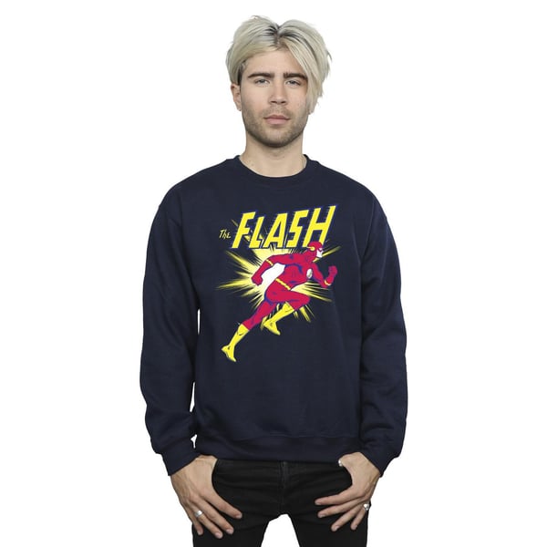 DC Comics Mens The Flash Running Sweatshirt