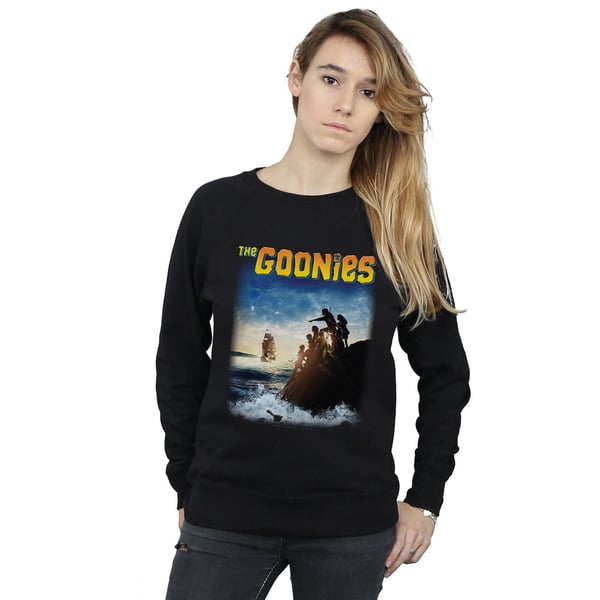 The Goonies Womens/Ladies Ship Poster Sweatshirt