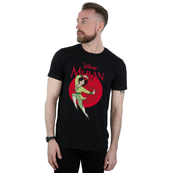 Disney Mens Mulan Dragon Circle T-Shirt