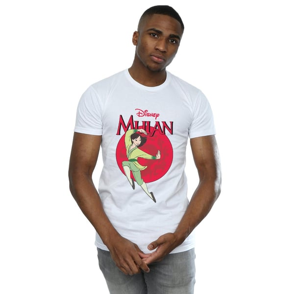 Disney Mens Mulan Dragon Circle T-Shirt