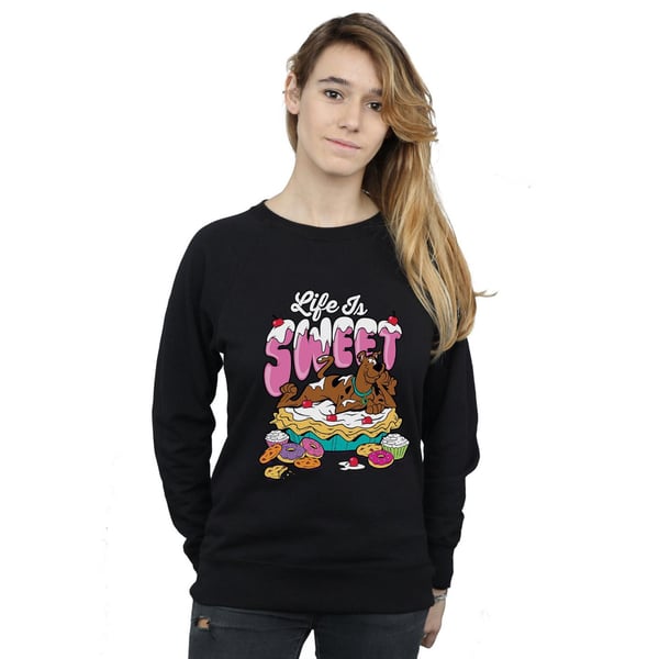 Scooby Doo Womens/Ladies Life Is Sweet Sweatshirt