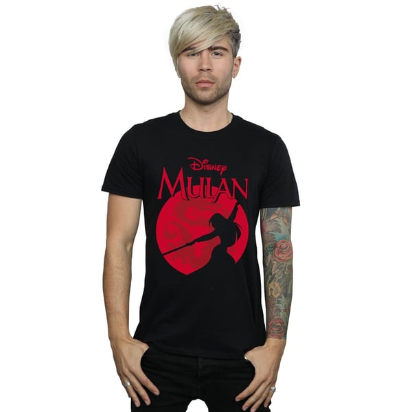 Disney Mens Mulan Dragon Silhouette T-Shirt