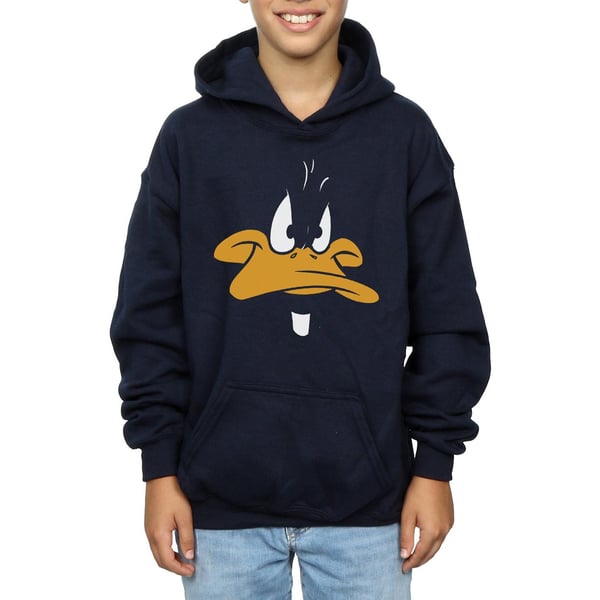 Looney Tunes Boys Daffy Duck Face Hoodie