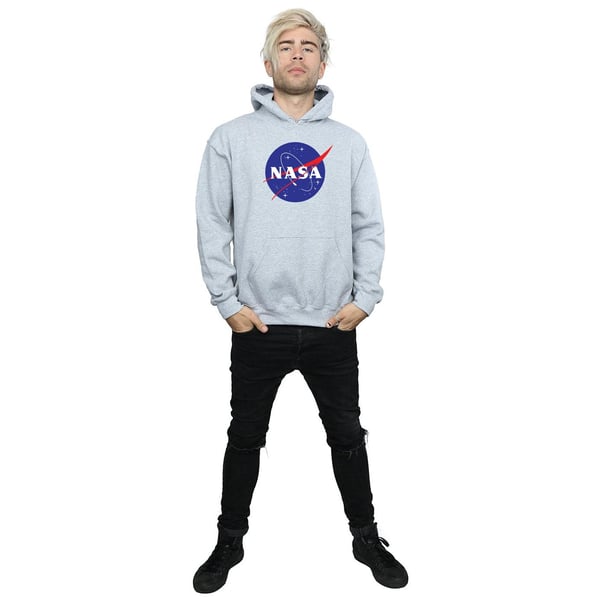 NASA Mens Classic Insignia Logo Hoodie