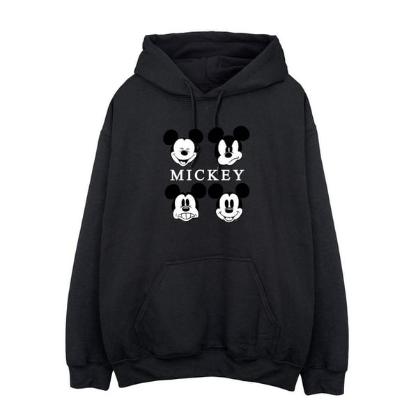 Disney Womens/Ladies Mickey Mouse Four Heads Hoodie